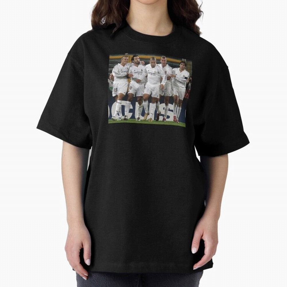 Ronaldo Luis Nazario de Lima Art Oversized T-Shirt Share the Excitement of Match Day Hype around FIFA World Cup 2026 Group Stage, Cristiano Ronaldo, Argentina and Brazil, Retro Football Energy, Iconic Rivalries, Trophy Chase Drama and Stadium
