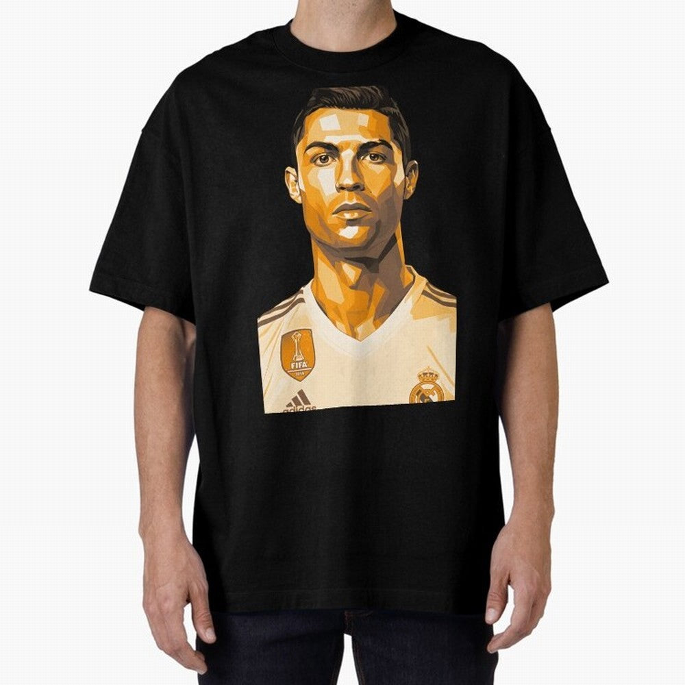 Ronaldo Oversized T-Shirt Celebrate National Team Dreams in the FIFA World Cup 2026 USA Canada Mexico Journey through Neymar Highlights, Spain Pride, Sports Nostalgia, International Competition, Famous Players and Unforgettable Victories; Built for