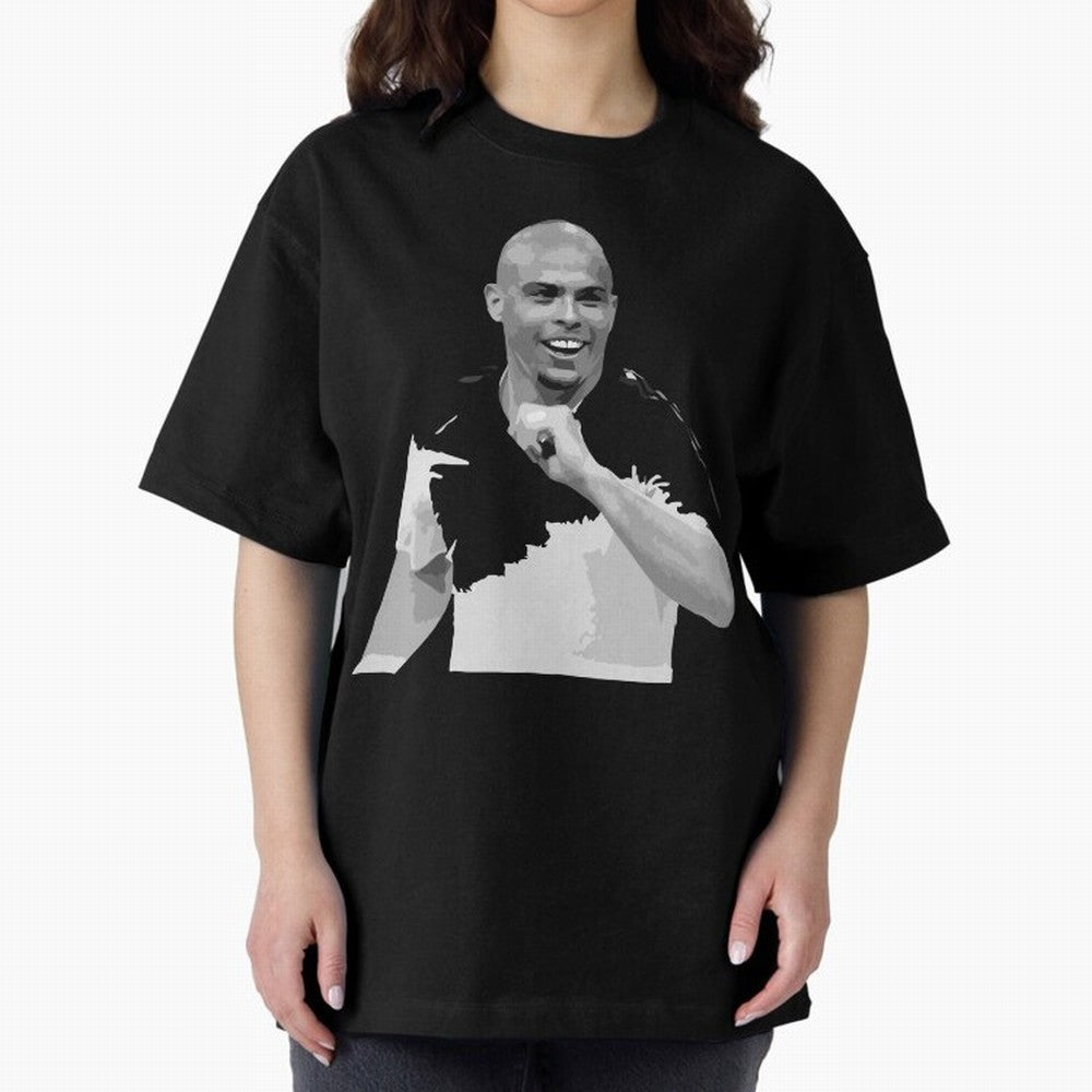 R9 Ronaldo Oversized T-Shirt Honor the Football Icons of FIFA World Cup 2026 USA Canada Mexico for Fans of Neymar and England, Bringing Classic Soccer Heritage, Championship Pressure, Fan Loyalty and International Pride; Made for Collectors Who