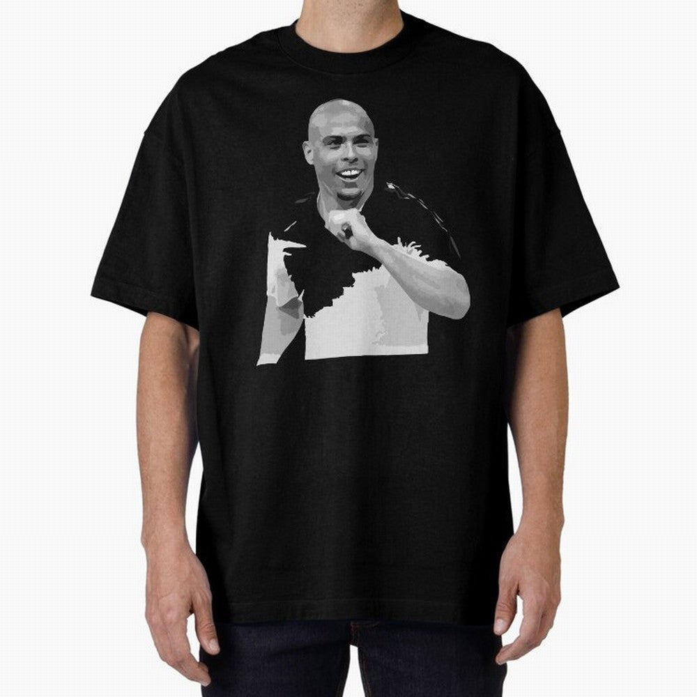 R9 Ronaldo Oversized T-Shirt Honor the Football Icons of FIFA World Cup 2026 USA Canada Mexico for Fans of Neymar and England, Bringing Classic Soccer Heritage, Championship Pressure, Fan Loyalty and International Pride; Made for Collectors Who