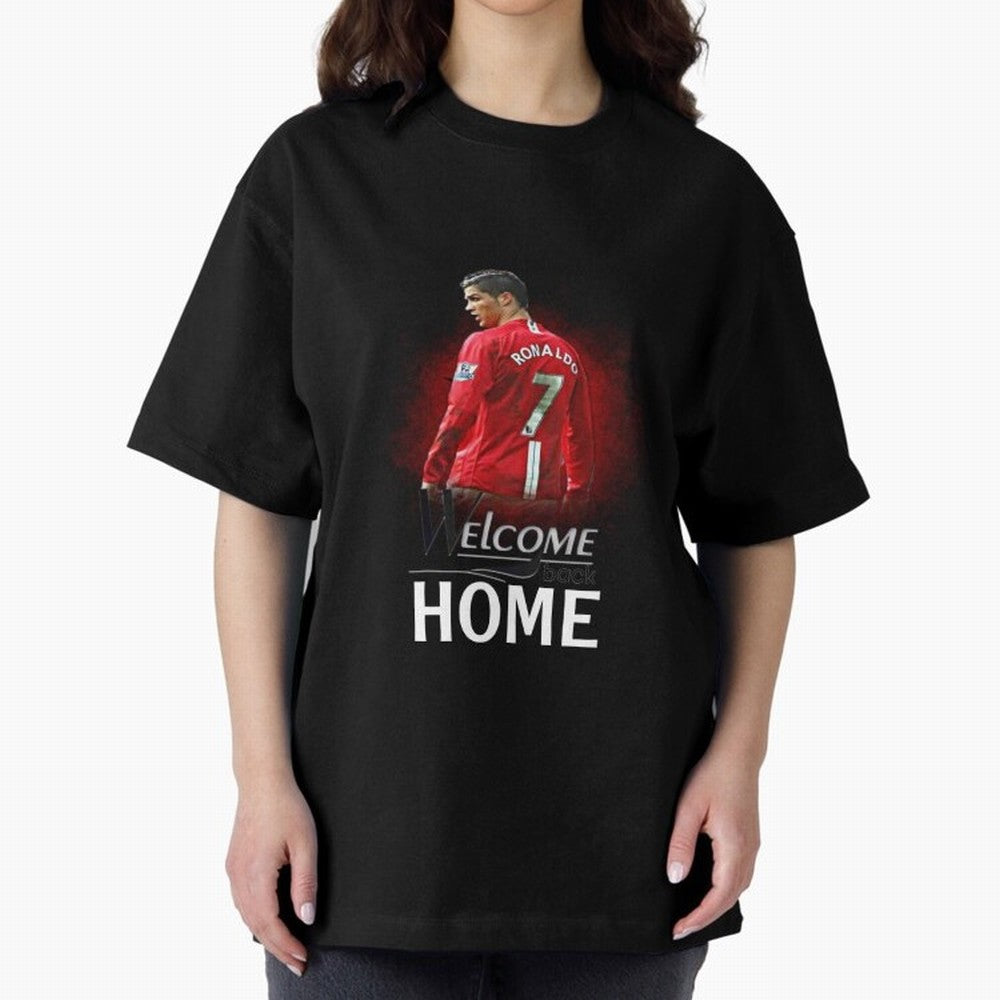 Cristiano Ronaldo welcome back - Manchester Oversized T-Shirt Bring Stadium Energy to FIFA World Cup 2026 Group Stage Spirit, with Argentina, France and Brazil, Messi, Neymar and Mbappe, Champion Mindset, Group Stage Buzz, Knockout Tension and