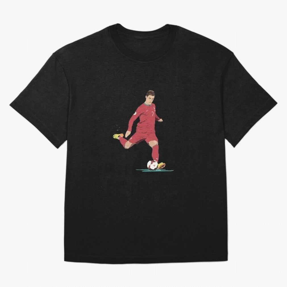 Cristiano ronaldo portugal 2022 Oversized T-Shirt Follow the Road to Global Football Passion for FIFA World Cup 2026 USA Canada Mexico, Built around CR7 and Messi, Brazil, Retro Football Energy, Iconic Rivalries, Trophy Chase Drama and Stadium