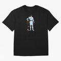 Messi and Ronaldo Reunion Illustration Oversized T-Shirt Join the FIFA World Cup 2026 USA Canada Mexico Journey through Cristiano Ronaldo, Haaland and CR7 Highlights, Portugal Pride, Vintage Soccer Flavor, Modern Football Stars, National Flags and