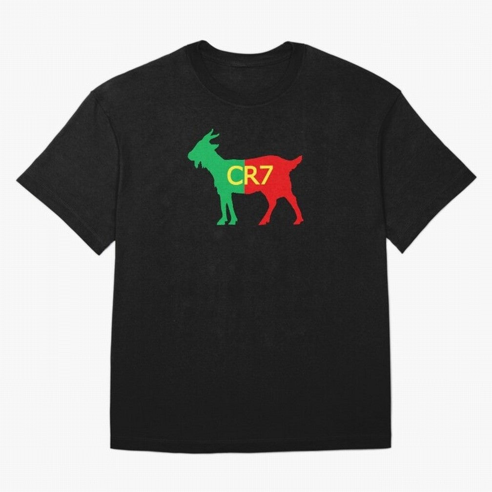 CR7 GOAT Tuga 3 Oversized T-Shirt Carry the Colors and Pride of FIFA World Cup 2026 Group Stage Spirit, Inspired by Portugal, Messi, CR7 and Mbappe, Classic Soccer Heritage, Championship Pressure, Fan Loyalty and International Pride; Made for Die