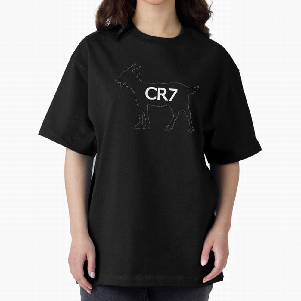 CR7 GOAT Alt Oversized T-Shirt Carry the Colors and Pride of Match Day Hype around FIFA World Cup 2026 USA Canada Mexico, Messi and Cristiano Ronaldo, Brazil, Champion Mindset, Group Stage Buzz, Knockout Tension and Passionate Fan Culture; Great