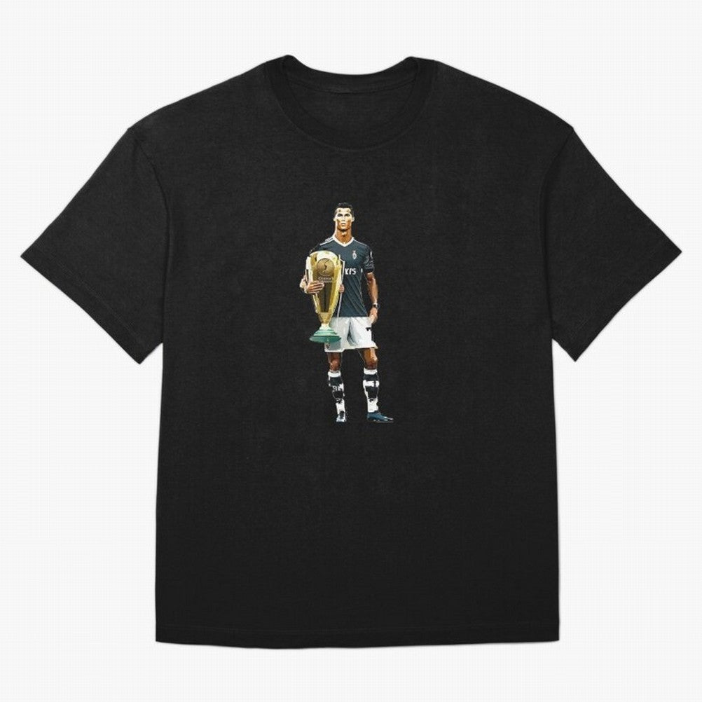 Cristiano Ronaldo CR7 Game Time Pixel Artwork Futbol Soccer Oversized T-Shirt Bring a Champion Mindset to FIFA World Cup 2026 Built around Haaland, Germany Energy, Championship Spirit, Famous Goals, Roaring Crowds and International Football Unity;