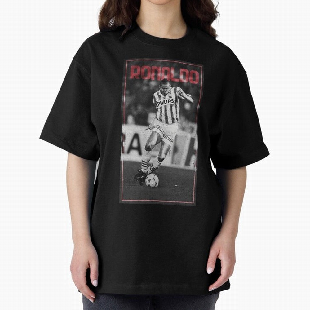 Wallpaper Ronaldo Luis Nazario de Lima Oversized T-Shirt Fuel FIFA World Cup 2026 Group Stage Celebrating Messi, Neymar and Mbappe, Spain Energy, Football Festival Excitement, Trophy Ambitions, Country Rivalries and Star Player Buzz; Perfect for