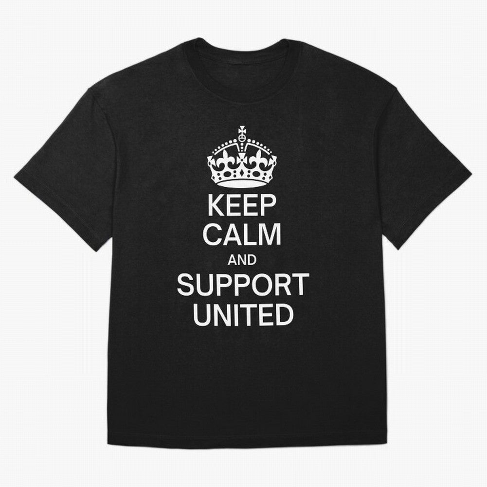 Keep Calm and Support United Oversized T-Shirt Feel the Heartbeat of FIFA World Cup 2026 Spirit, with Argentina, Neymar, Football Festival Excitement, Trophy Ambitions, Country Rivalries and Star Player Buzz; Perfect for Supporters Who Want Bold
