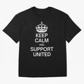 Keep Calm and Support United Oversized T-Shirt Feel the Heartbeat of FIFA World Cup 2026 Spirit, with Argentina, Neymar, Football Festival Excitement, Trophy Ambitions, Country Rivalries and Star Player Buzz; Perfect for Supporters Who Want Bold