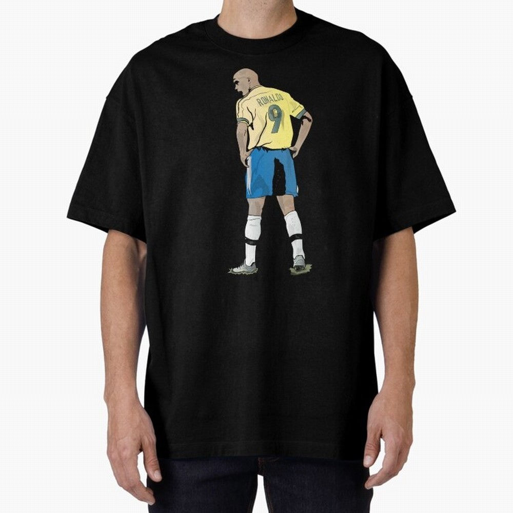 RONALDO NAZARIO 9 Oversized T-Shirt Show Up for the Glory of FIFA World Cup 2026 Group Stage Spirit, Made for France and Portugal, Messi, Neymar and Mbappe, Championship Spirit, Famous Goals, Roaring Crowds and International Football Unity; Perfect