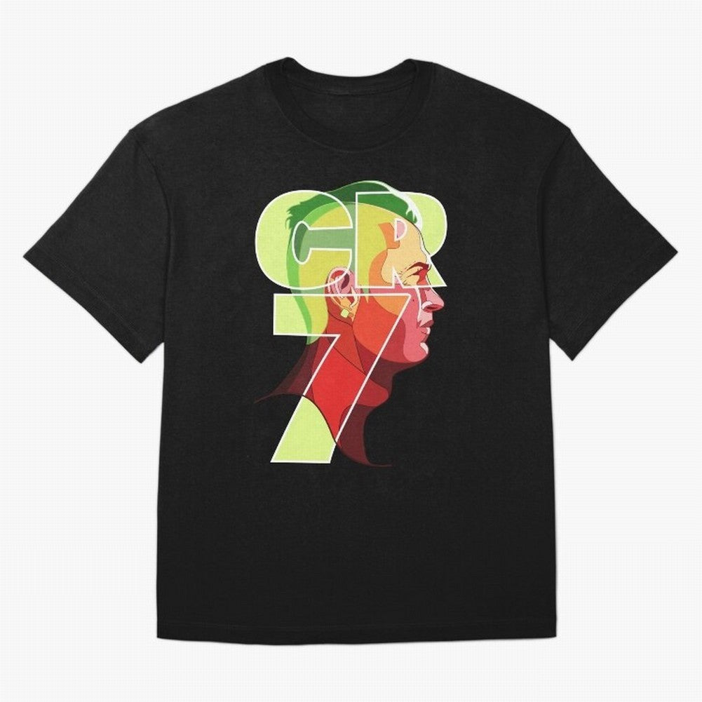 CR7 Football Legend ¨C Cristiano Ronaldo Inspired Design for True Fans Oversized T-Shirt Support Global Football Passion for FIFA World Cup 2026 Group Stage, Highlighting Messi, Neymar and Mbappe, Argentina, Match Day Excitement, Supporter Culture,