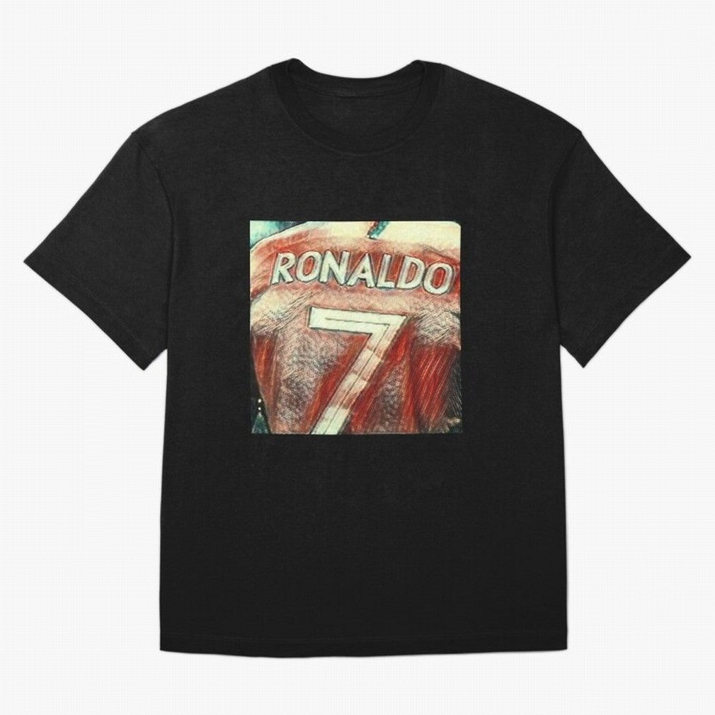 CR7 Oversized T-Shirt Celebrate Classic Football Spirit in FIFA World Cup 2026 USA Canada Mexico for Fans of Haaland and England, Bringing Football Festival Excitement, Trophy Ambitions, Country Rivalries and Star Player Buzz; Great for Watch
