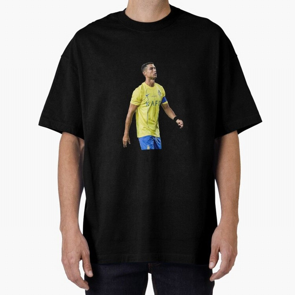 Ronaldo Al Nassar Oversized T-Shirt Represent the FIFA World Cup 2026 Journey through Neymar, Haaland and Cristiano Ronaldo Highlights, Germany Pride, Match Day Excitement, Supporter Culture, Golden Goals and Global Football Passion; Perfect for