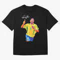 Ronaldo Nazario Pop Art Oversized T-Shirt Celebrate Match Day Hype around FIFA World Cup 2026, Messi and Cristiano Ronaldo, England, France and Netherlands, Vintage Soccer Flavor, Modern Football Stars, National Flags and Final Night Emotion; Ideal