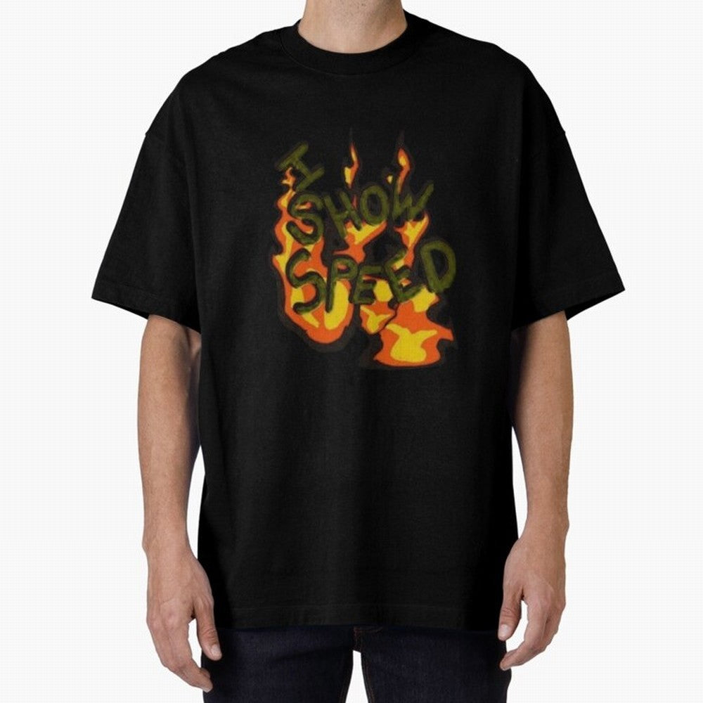 ISHOWSPEED MERCH LOGO 2 Oversized T-Shirt Follow the Final Road of FIFA World Cup 2026 Group Stage for Fans of Mbappe and Neymar and Argentina, France and Brazil, Bringing Stadium Memories, Football Loyalty, International Chants and Championship