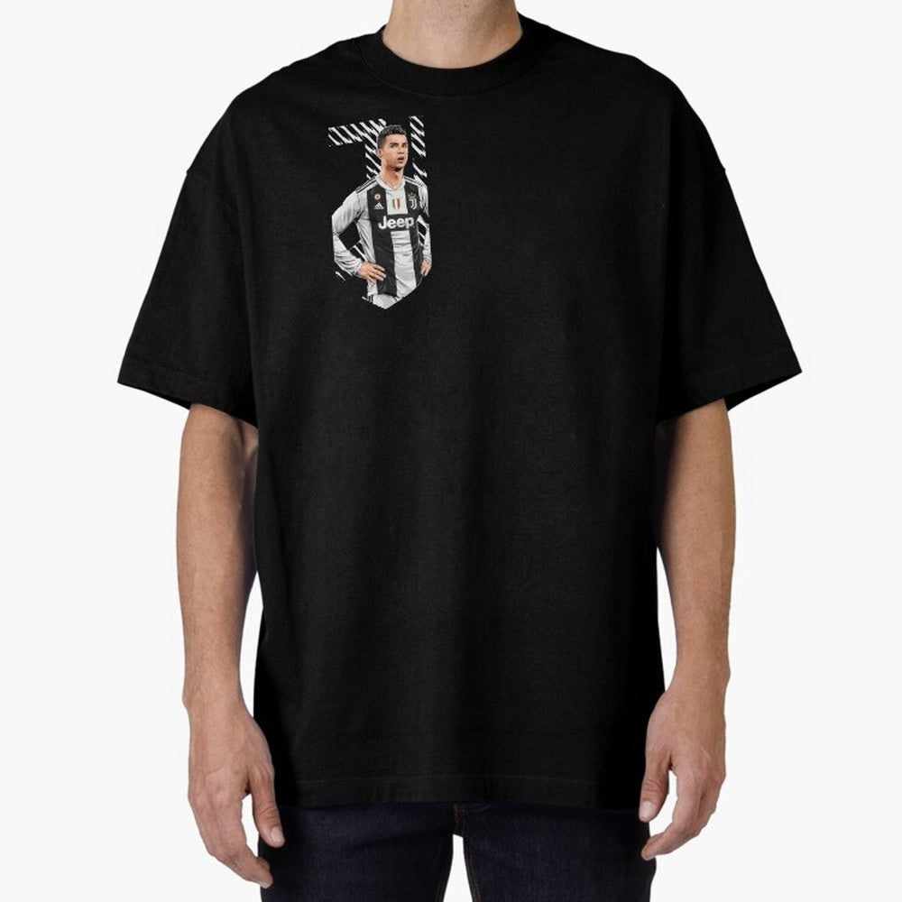 Ronaldo Oversized T-Shirt Celebrate FIFA World Cup 2026 USA Canada Mexico Driven by Haaland, Germany Energy, Worldwide Fan Energy, Dramatic Goals, Stadium Lights and Championship Celebrations; Great for Supporters Who Love Legendary Players,