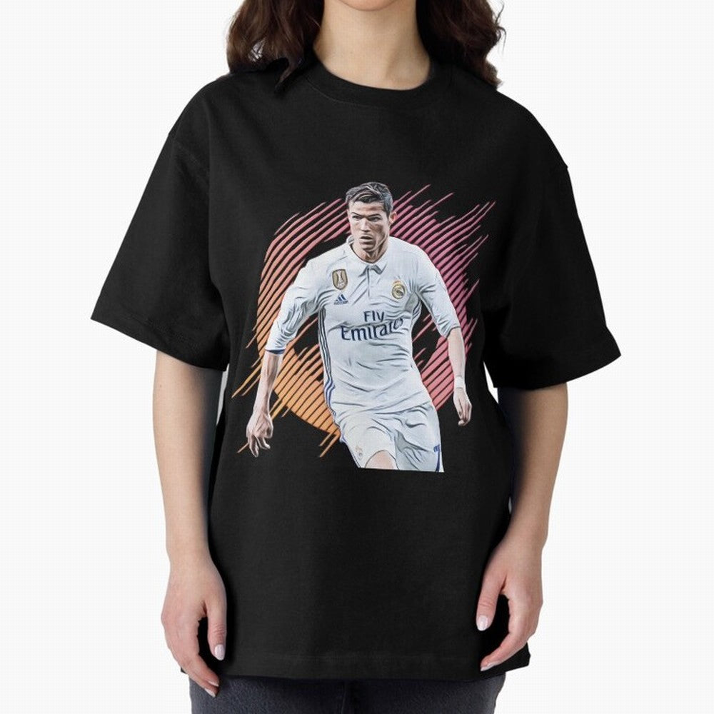 ronaldo christiano Oversized T-Shirt Show Your Tournament Heart for FIFA World Cup 2026 USA Canada Mexico Spirit, Capturing Argentina, CR7 and Messi, Champion Mindset, Group Stage Buzz, Knockout Tension and Passionate Fan Culture; Perfect for Fans,