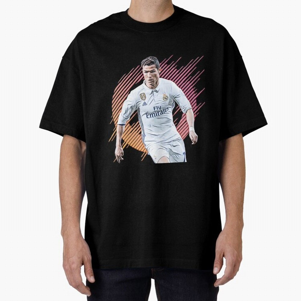 ronaldo christiano Oversized T-Shirt Show Your Tournament Heart for FIFA World Cup 2026 USA Canada Mexico Spirit, Capturing Argentina, CR7 and Messi, Champion Mindset, Group Stage Buzz, Knockout Tension and Passionate Fan Culture; Perfect for Fans,