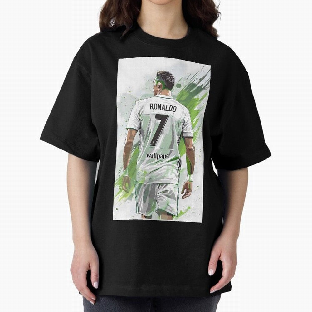 Ronaldo Oversized T-Shirt Bring FIFA World Cup 2026 Group Stage Filled with Cristiano Ronaldo, Haaland and CR7, Brazil, Portugal and Argentina Energy, Stadium Memories, Football Loyalty, International Chants and Championship Tradition; Perfect for
