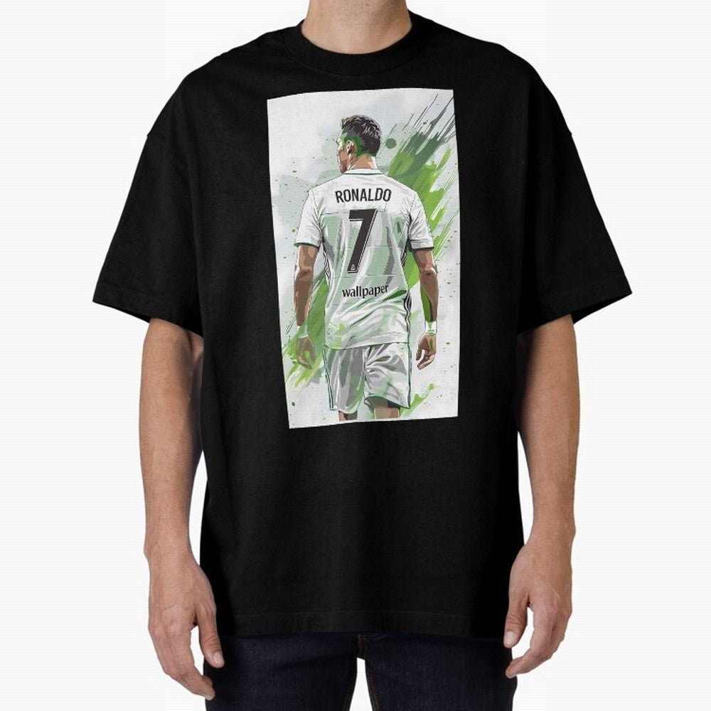 Ronaldo Oversized T-Shirt Bring FIFA World Cup 2026 Group Stage Filled with Cristiano Ronaldo, Haaland and CR7, Brazil, Portugal and Argentina Energy, Stadium Memories, Football Loyalty, International Chants and Championship Tradition; Perfect for