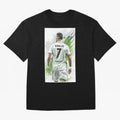 Ronaldo Oversized T-Shirt Bring FIFA World Cup 2026 Group Stage Filled with Cristiano Ronaldo, Haaland and CR7, Brazil, Portugal and Argentina Energy, Stadium Memories, Football Loyalty, International Chants and Championship Tradition; Perfect for