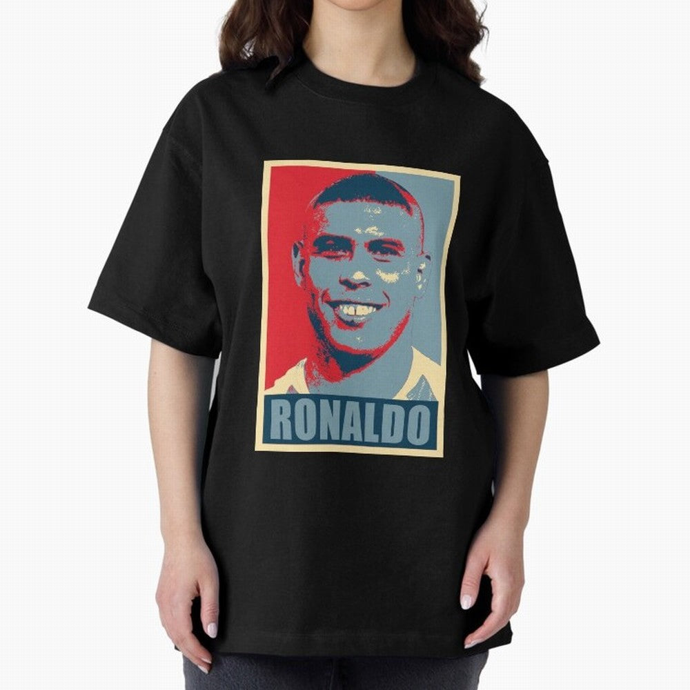 Ronaldo De Lima Hope Oversized T-Shirt Make Every Kick Count in FIFA World Cup 2026 USA Canada Mexico Celebrating Haaland, Netherlands Energy, Match Day Excitement, Supporter Culture, Golden Goals and Global Football Passion; Ideal for Football