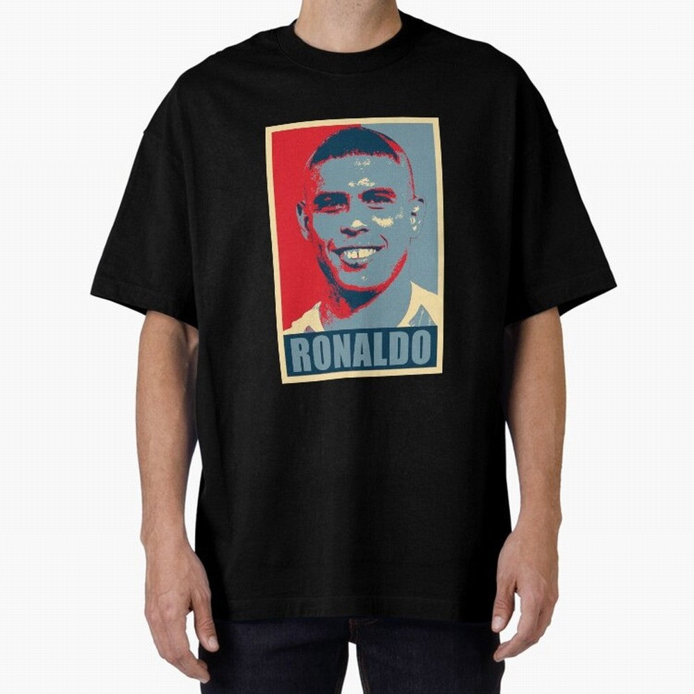 Ronaldo De Lima Hope Oversized T-Shirt Make Every Kick Count in FIFA World Cup 2026 USA Canada Mexico Celebrating Haaland, Netherlands Energy, Match Day Excitement, Supporter Culture, Golden Goals and Global Football Passion; Ideal for Football