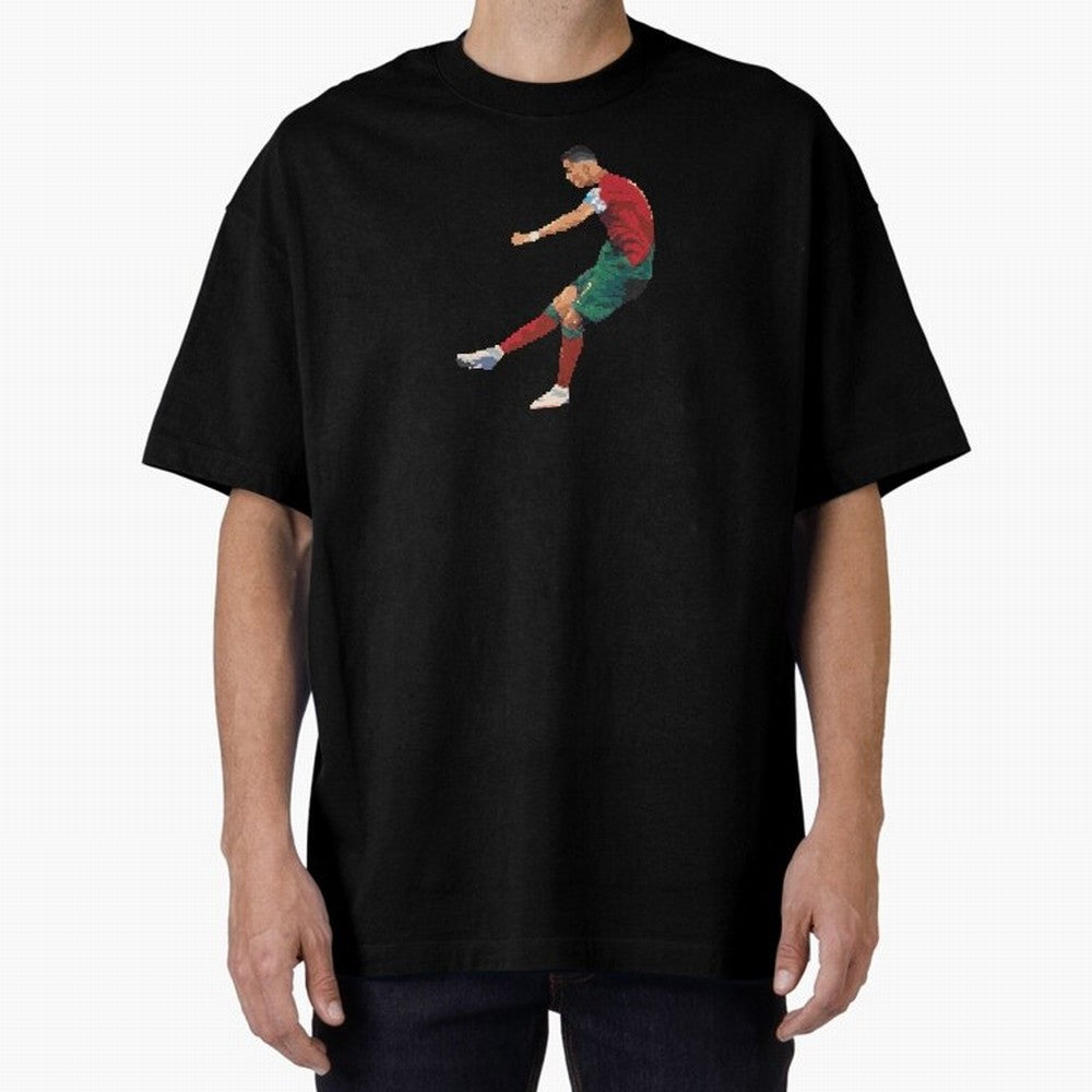 Cristiano Ronaldo Oversized T-Shirt Make Memories around FIFA World Cup 2026 USA Canada Mexico for Fans of Mbappe and Neymar and Spain and Netherlands, Bringing Stadium Chants, National Pride, Trophy Dreams and Unforgettable Football Memories;