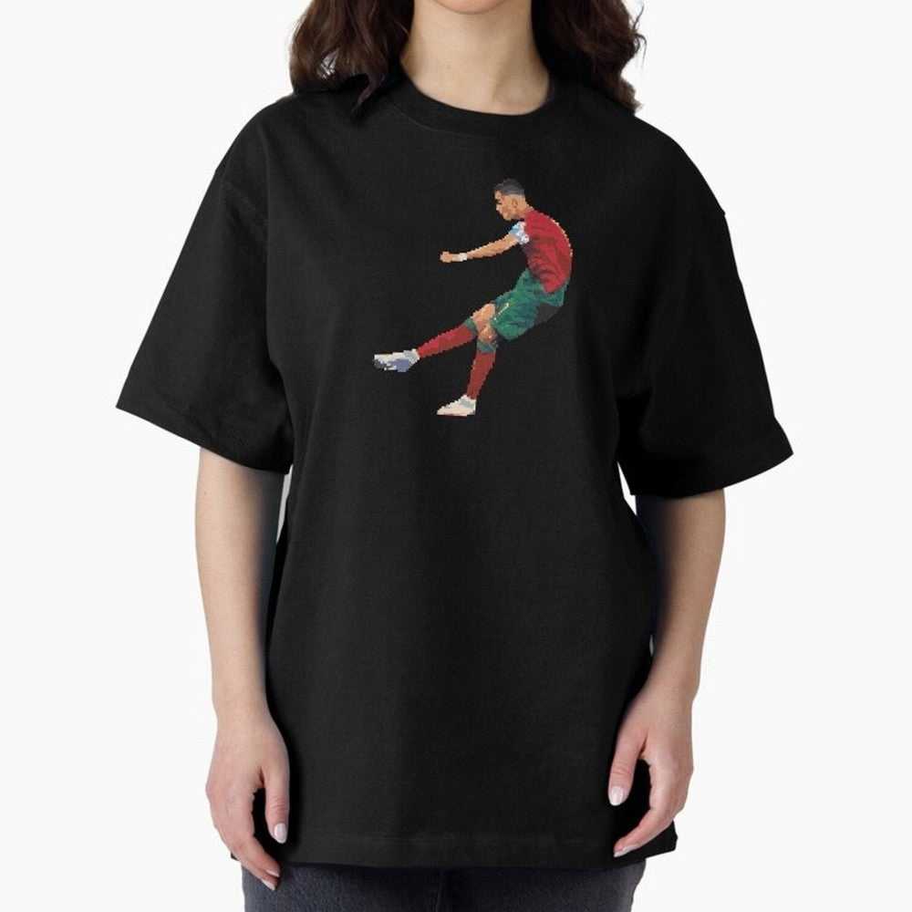 Cristiano Ronaldo Oversized T-Shirt Make Memories around FIFA World Cup 2026 USA Canada Mexico for Fans of Mbappe and Neymar and Spain and Netherlands, Bringing Stadium Chants, National Pride, Trophy Dreams and Unforgettable Football Memories;