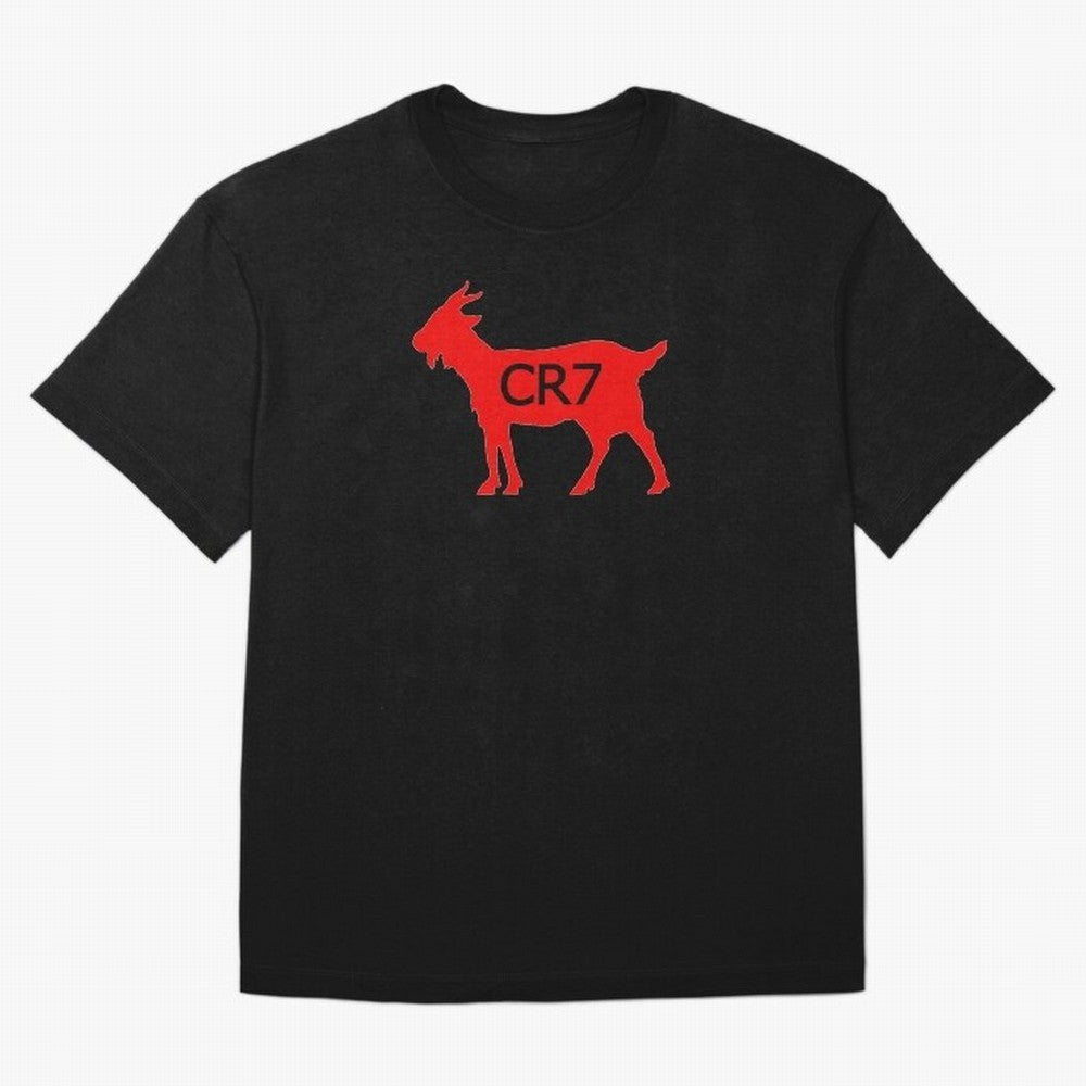 CR7 GOAT Red Oversized T-Shirt Show Your Stadium Side during the FIFA World Cup 2026 Group Stage Journey through Cristiano Ronaldo, Haaland and CR7 Highlights, Portugal, Spain and Germany Pride, Vintage Soccer Flavor, Modern Football Stars,