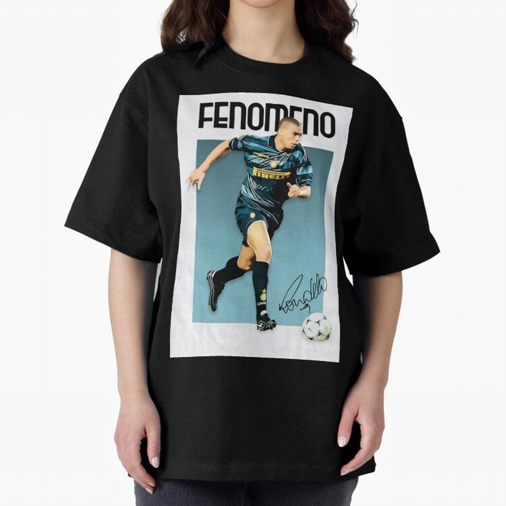 ronaldo Oversized T-Shirt Celebrate Rivalries and Pride in Match Day Hype around FIFA World Cup 2026 USA Canada Mexico, Neymar, Spain, Goal Celebration Energy, Supporter Heritage, Football Icons and Worldwide Tournament Joy; Ideal for Football