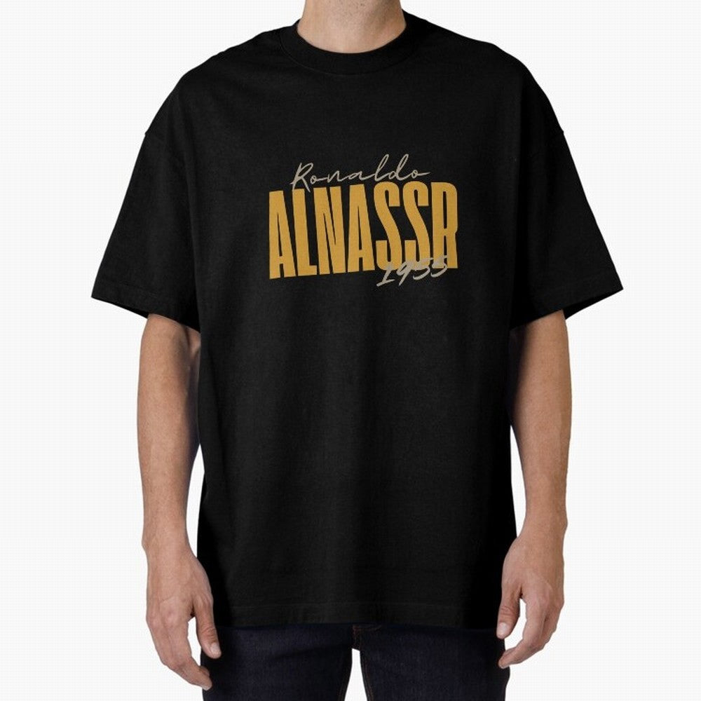 ronaldo alnasser Oversized T-Shirt Upgrade FIFA World Cup 2026 Spirit, Capturing France and Portugal, Messi, CR7 and Mbappe, Stadium Chants, National Pride, Trophy Dreams and Unforgettable Football Memories; Ideal for Football Dads, Football Moms,