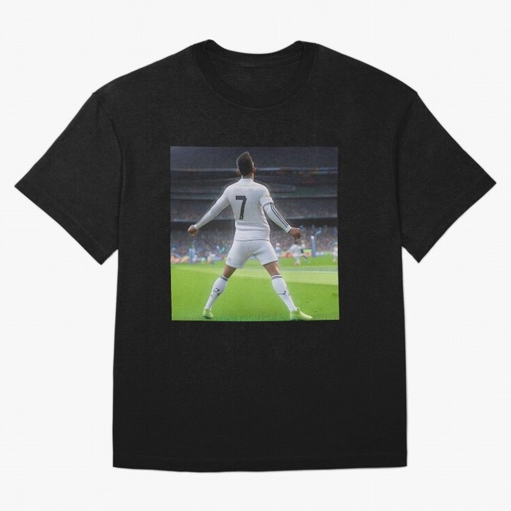 Ronaldo caricature Oversized T-Shirt Cheer for Match Day Hype around FIFA World Cup 2026, Haaland and Mbappe, Argentina and Brazil, Game Day Rituals, Football Legends, Country Pride and the Road to the Final; Perfect for People Who Love Argentina,