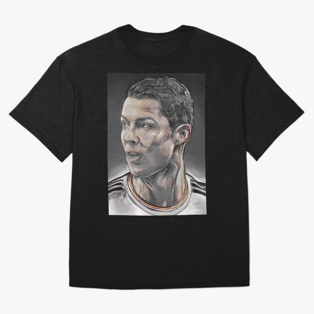 Cristiano Ronaldo Oversized T-Shirt Turn Up for the FIFA World Cup 2026 Journey through Mbappe Highlights, Argentina and Brazil Pride, Vintage Soccer Flavor, Modern Football Stars, National Flags and Final Night Emotion; Great for Watch Parties,
