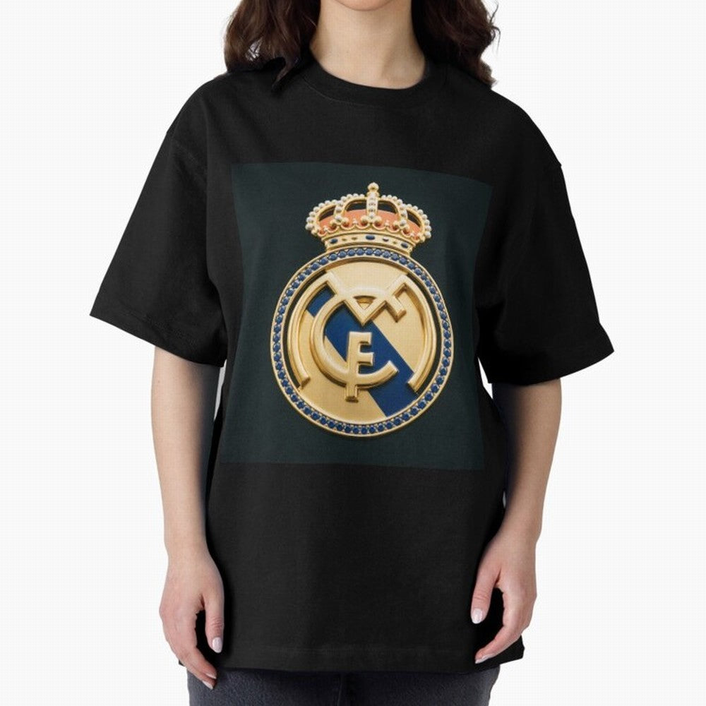 Hala Madrid Oversized T-Shirt Carry the Dream of the FIFA World Cup 2026 USA Canada Mexico Journey through Cristiano Ronaldo Highlights, Spain Pride, Stadium Chants, National Pride, Trophy Dreams and Unforgettable Football Memories; Created for