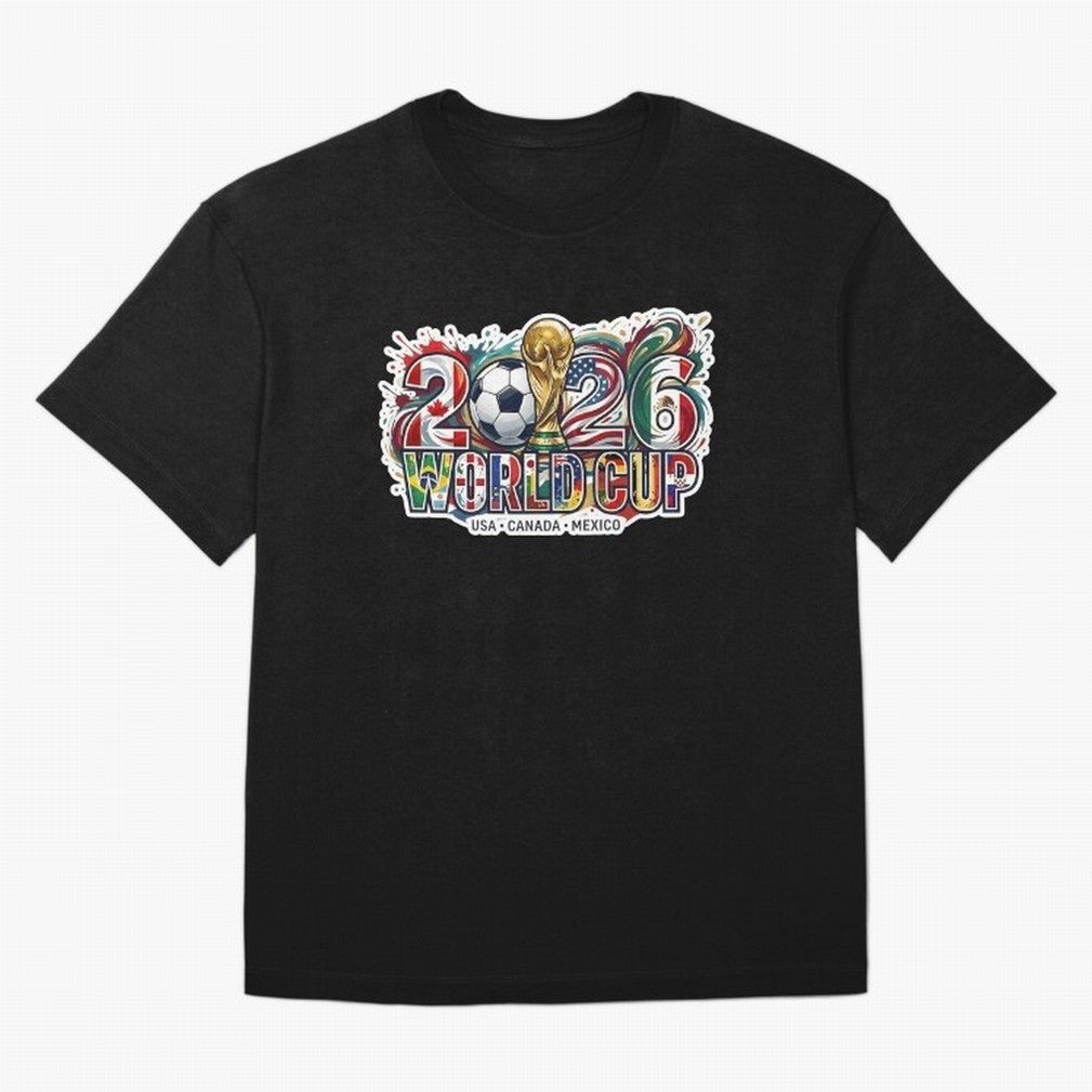 2026 World Cup International Futbol Football Soccer USA Canada Mexico Oversized T-Shirt Upgrade FIFA World Cup 2026 Group Stage Spirit, Made for France, Messi, CR7 and Mbappe, Vintage Soccer Flavor, Modern Football Stars, National Flags and Final