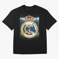 I love Madrid Oversized T-Shirt Celebrate the Road through Match Day Hype around FIFA World Cup 2026, Haaland and Mbappe, Brazil, Vintage Soccer Flavor, Modern Football Stars, National Flags and Final Night Emotion; Perfect for Fans, Collectors,