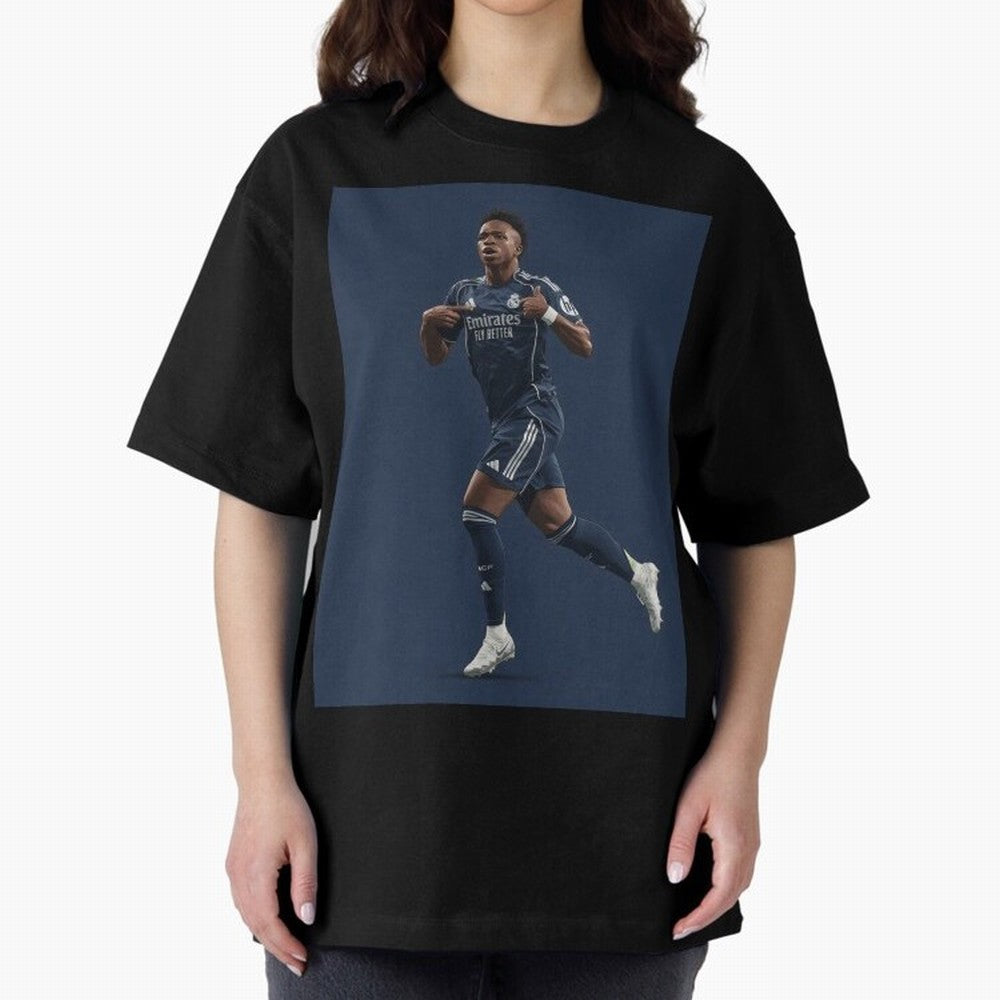 Vini Oversized T-Shirt Support Match Day Hype around FIFA World Cup 2026, Cristiano Ronaldo, Haaland and CR7, England and Germany, Game Day Rituals, Football Legends, Country Pride and the Road to the Final; Built for Supporters Chasing Trophy
