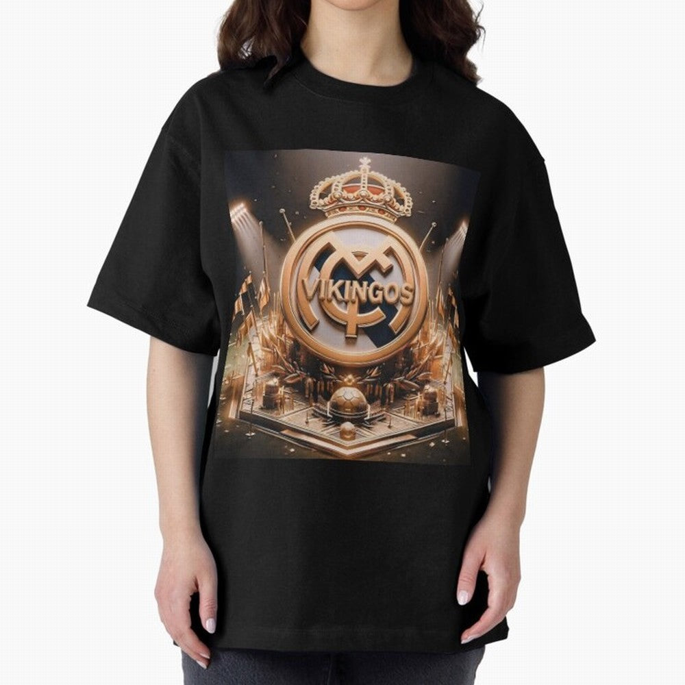 Vikings Oversized T-Shirt Represent Match Day Hype around FIFA World Cup 2026 USA Canada Mexico, CR7 and Messi, Germany, Tournament Hype, Historic Matchups, Family Viewing Parties and Global Sports Pride; Great for Supporters Who Love Legendary