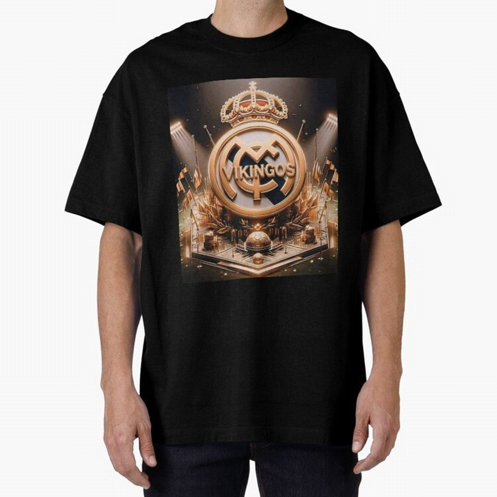 Vikings Oversized T-Shirt Represent Match Day Hype around FIFA World Cup 2026 USA Canada Mexico, CR7 and Messi, Germany, Tournament Hype, Historic Matchups, Family Viewing Parties and Global Sports Pride; Great for Supporters Who Love Legendary