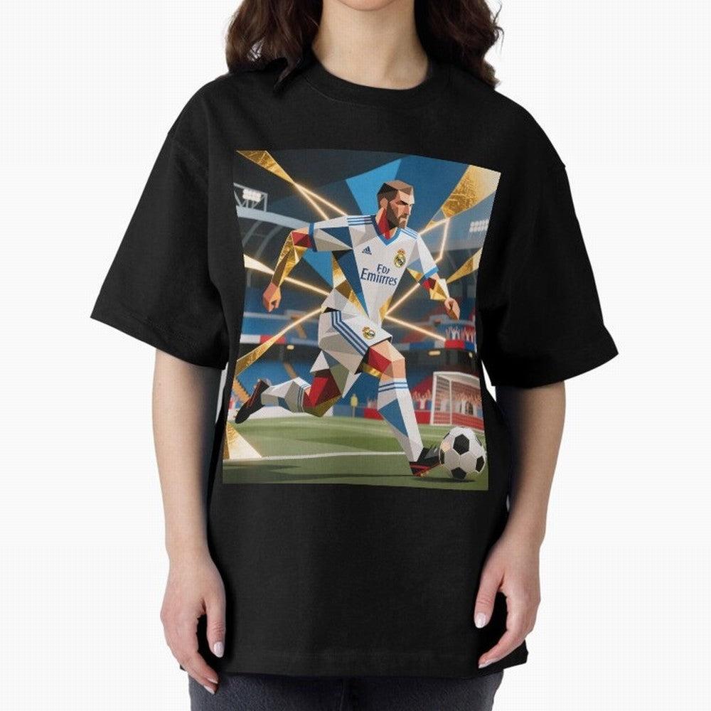 Madridistas Oversized T-Shirt Celebrate the Next Chapter of FIFA World Cup 2026 for Fans of Haaland and Mbappe and France and Portugal, Bringing Champion Mindset, Group Stage Buzz, Knockout Tension and Passionate Fan Culture; Great for Supporters
