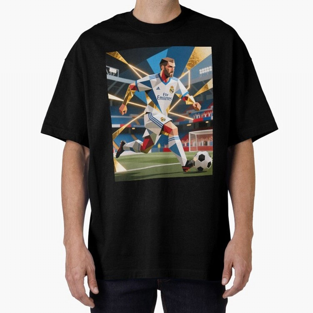 Madridistas Oversized T-Shirt Celebrate the Next Chapter of FIFA World Cup 2026 for Fans of Haaland and Mbappe and France and Portugal, Bringing Champion Mindset, Group Stage Buzz, Knockout Tension and Passionate Fan Culture; Great for Supporters