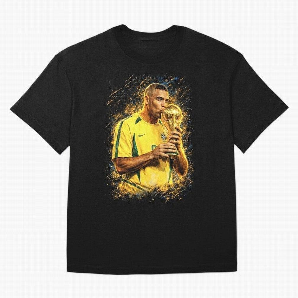 R9 Ronaldo Football Legend Oversized T-Shirt Celebrate Unforgettable Nights in the FIFA World Cup 2026 Group Stage Journey through Neymar Highlights, Argentina Pride, Football History, Final Match Energy, Crowd Noise and Once in a Lifetime Moments;