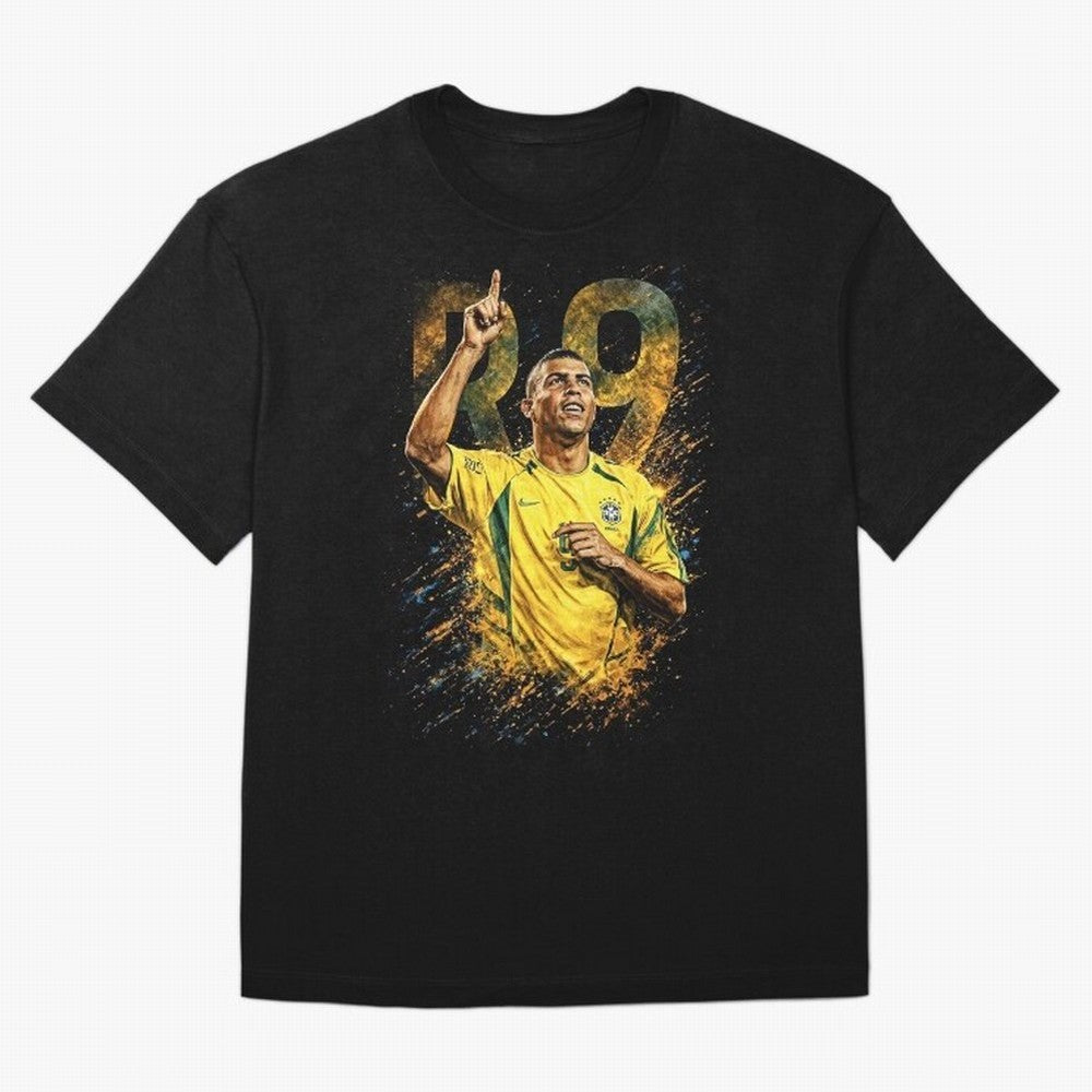 R9 Ronaldo Football Legend Oversized T-Shirt Celebrate Match Day Hype around FIFA World Cup 2026 Group Stage, Mbappe and Neymar, Portugal, Stadium Chants, National Pride, Trophy Dreams and Unforgettable Football Memories; Ideal for Passionate Fans