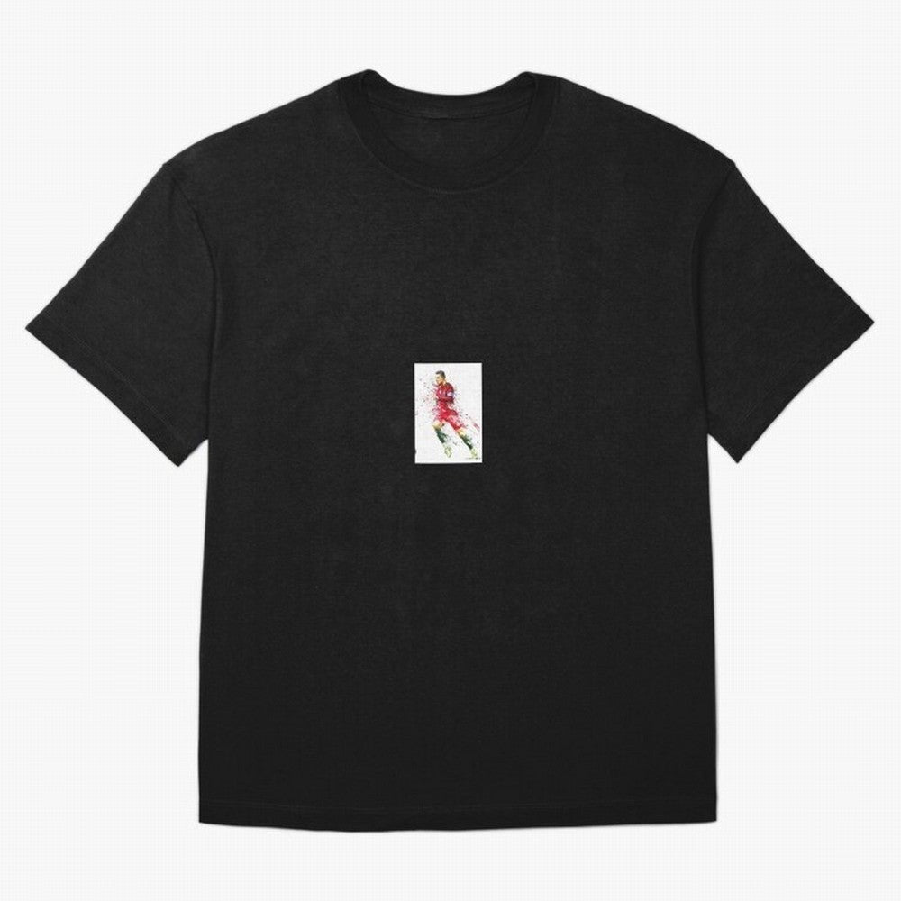Ronaldo sticker Oversized T-Shirt Bring a Vintage Feel to FIFA World Cup 2026 for Fans of Neymar, Haaland and Cristiano Ronaldo and Portugal, Spain and Germany, Bringing Stadium Chants, National Pride, Trophy Dreams and Unforgettable Football