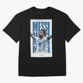 Messi Champion Graphic Oversized T-Shirt Bring Retro Soccer Energy to FIFA World Cup 2026 Spirit, Highlighting Spain, CR7, Stadium Chants, National Pride, Trophy Dreams and Unforgettable Football Memories; Made for Collectors Who Enjoy Iconic