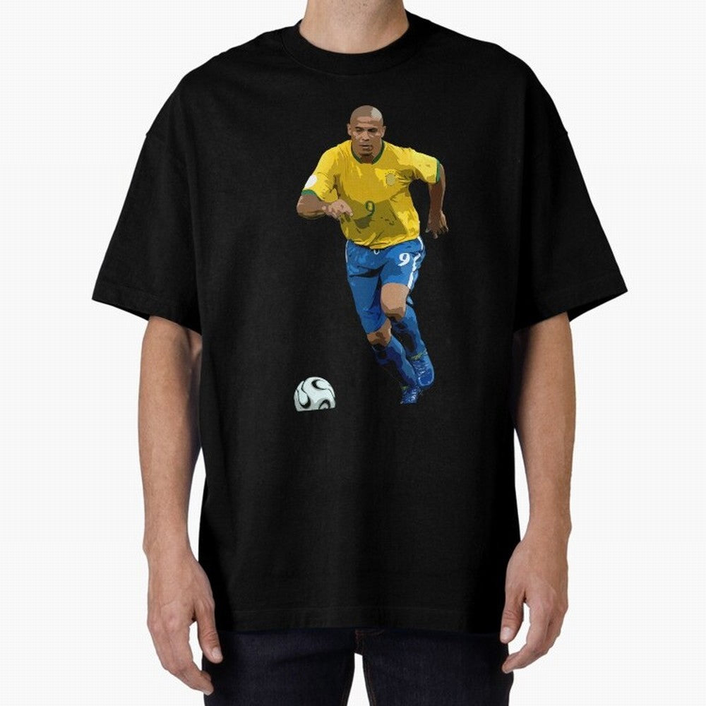 Ronaldo Nazario Oversized T-Shirt Fuel the Hype around FIFA World Cup 2026 for Fans of CR7 and Messi and Spain, Bringing Worldwide Fan Energy, Dramatic Goals, Stadium Lights and Championship Celebrations; Built for Supporters Chasing Trophy Dreams,