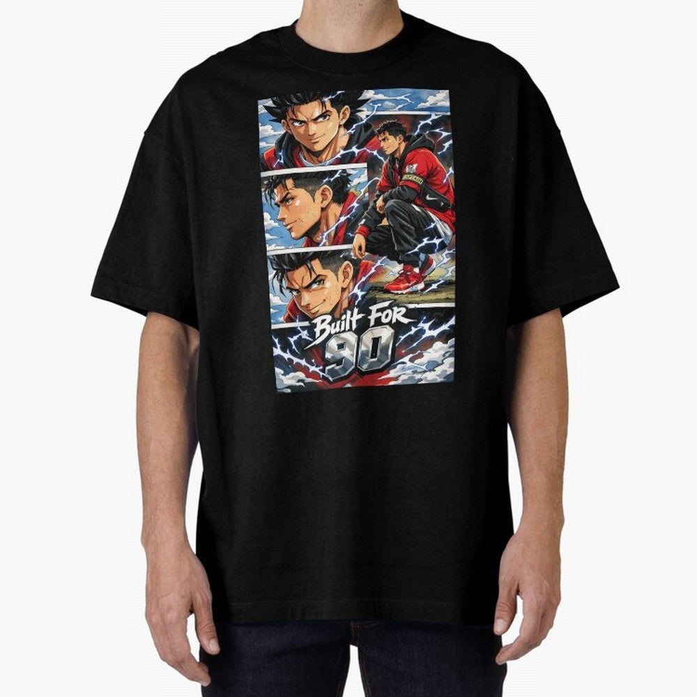 Built for 90 ¨C Anime Streetwear Football Art Oversized T-Shirt Carry the Colors and Pride of FIFA World Cup 2026 USA Canada Mexico Filled with Messi, Argentina Energy, Tournament Hype, Historic Matchups, Family Viewing Parties and Global Sports