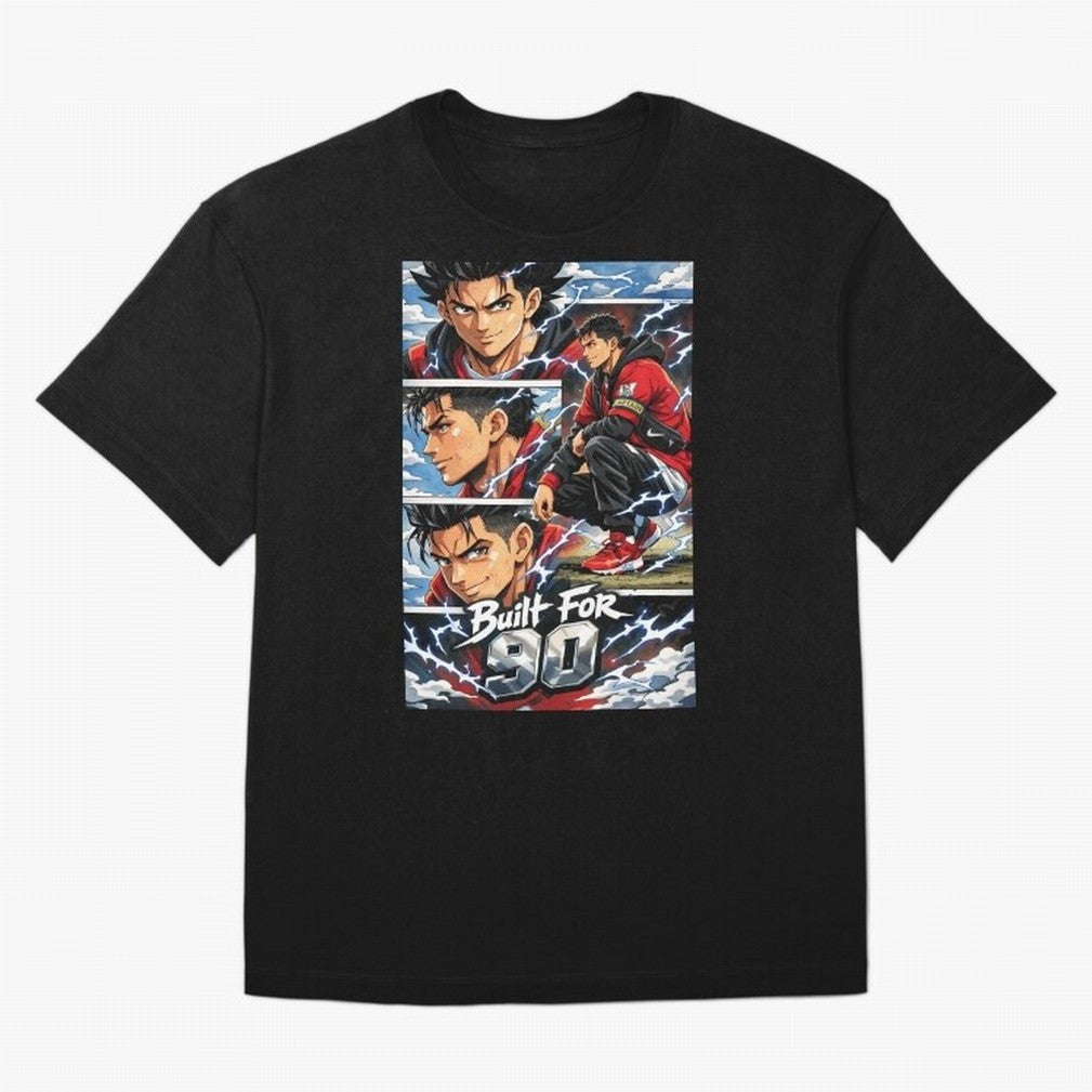 Built for 90 ¨C Anime Streetwear Football Art Oversized T-Shirt Carry the Colors and Pride of FIFA World Cup 2026 USA Canada Mexico Filled with Messi, Argentina Energy, Tournament Hype, Historic Matchups, Family Viewing Parties and Global Sports