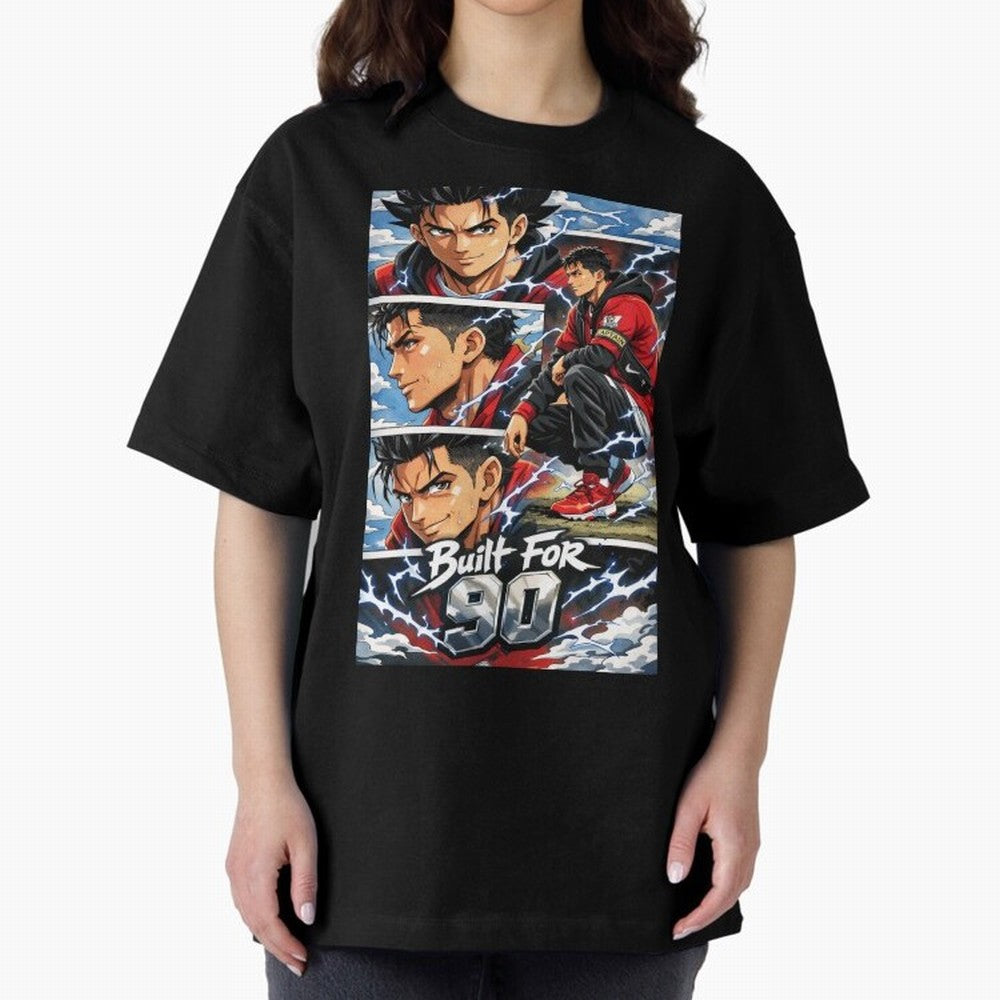 Built for 90 ¨C Anime Streetwear Football Art Oversized T-Shirt Carry the Colors and Pride of FIFA World Cup 2026 USA Canada Mexico Filled with Messi, Argentina Energy, Tournament Hype, Historic Matchups, Family Viewing Parties and Global Sports